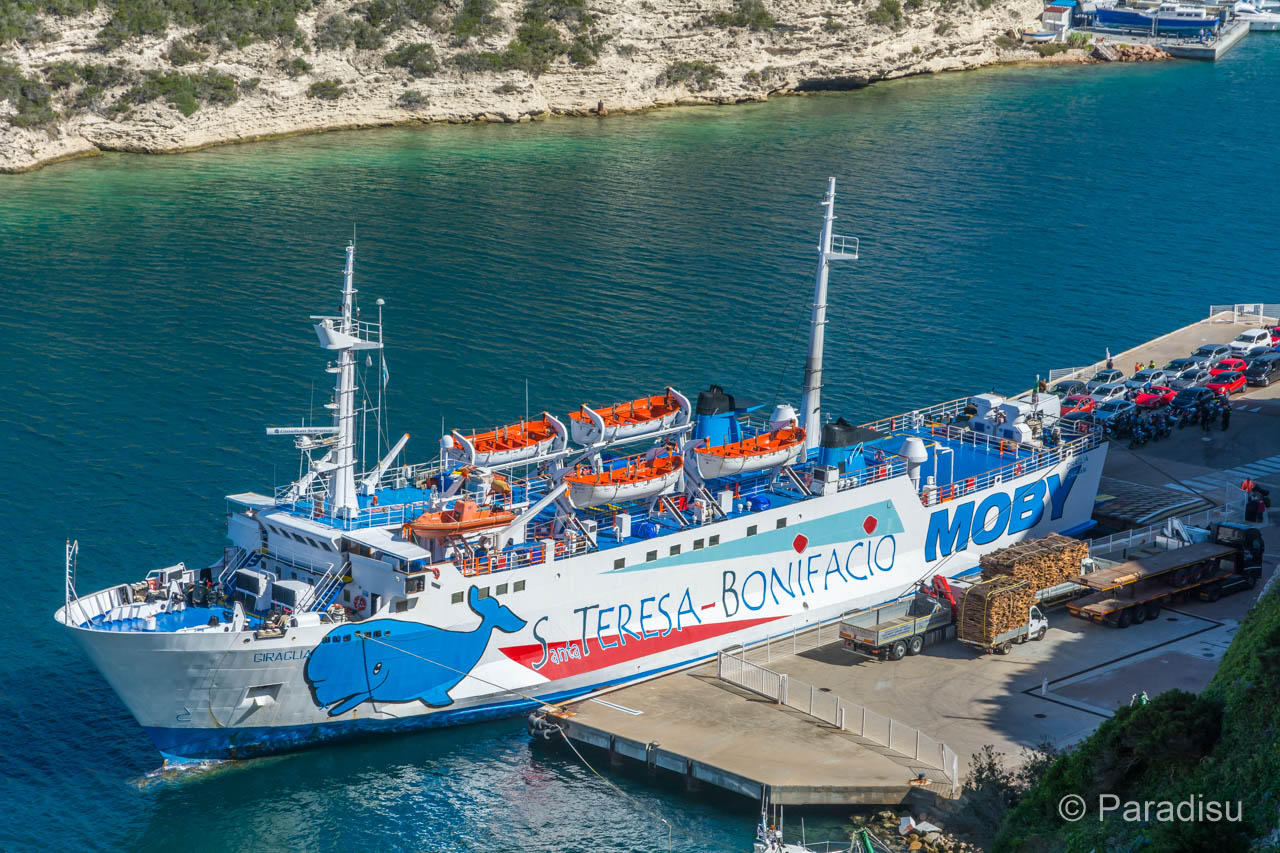 Bonifacio Fähre von Korsika nach Sardinien